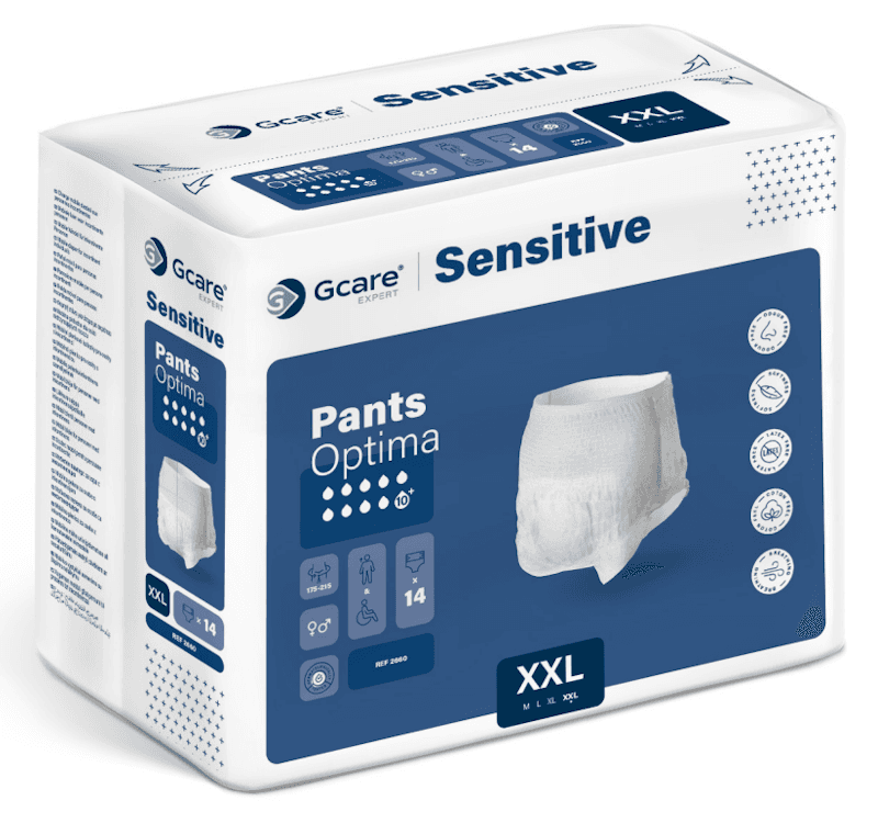 Gcare Expert Pants Optima 2XL - 6 paquets de 14 protections