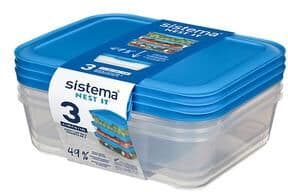 Sistema Meal Prep 1,5 L - 3 stk.