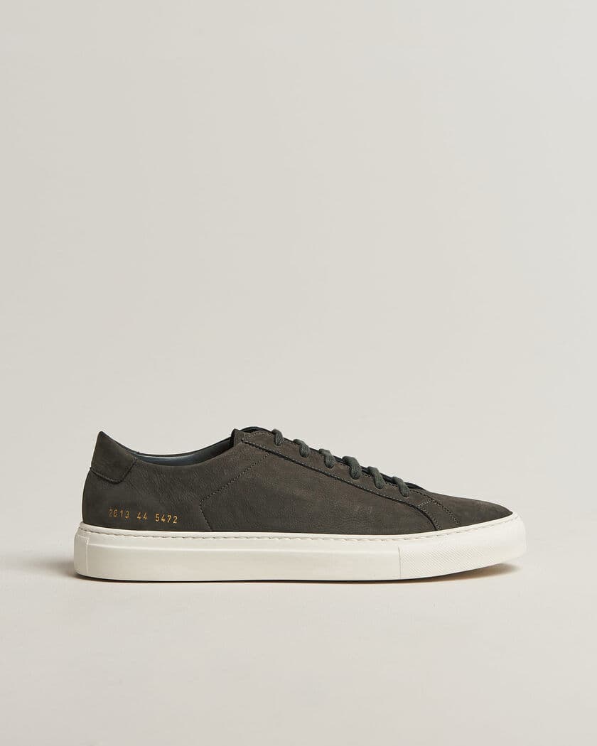 Common Projects Achilles Piuma Nubuck Sneaker Dark Grey men 45 Grå