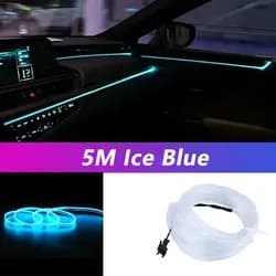 5 m EL-Leuchtband fürs Auto mit USB-Anschluss - Ice Blue USB drive