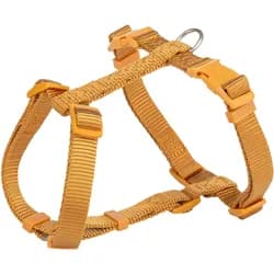 Trixie *Premium H-harness, L: 60–87 cm/25 mm, curry (L, Hund, Spazieren), Halsband + Leine