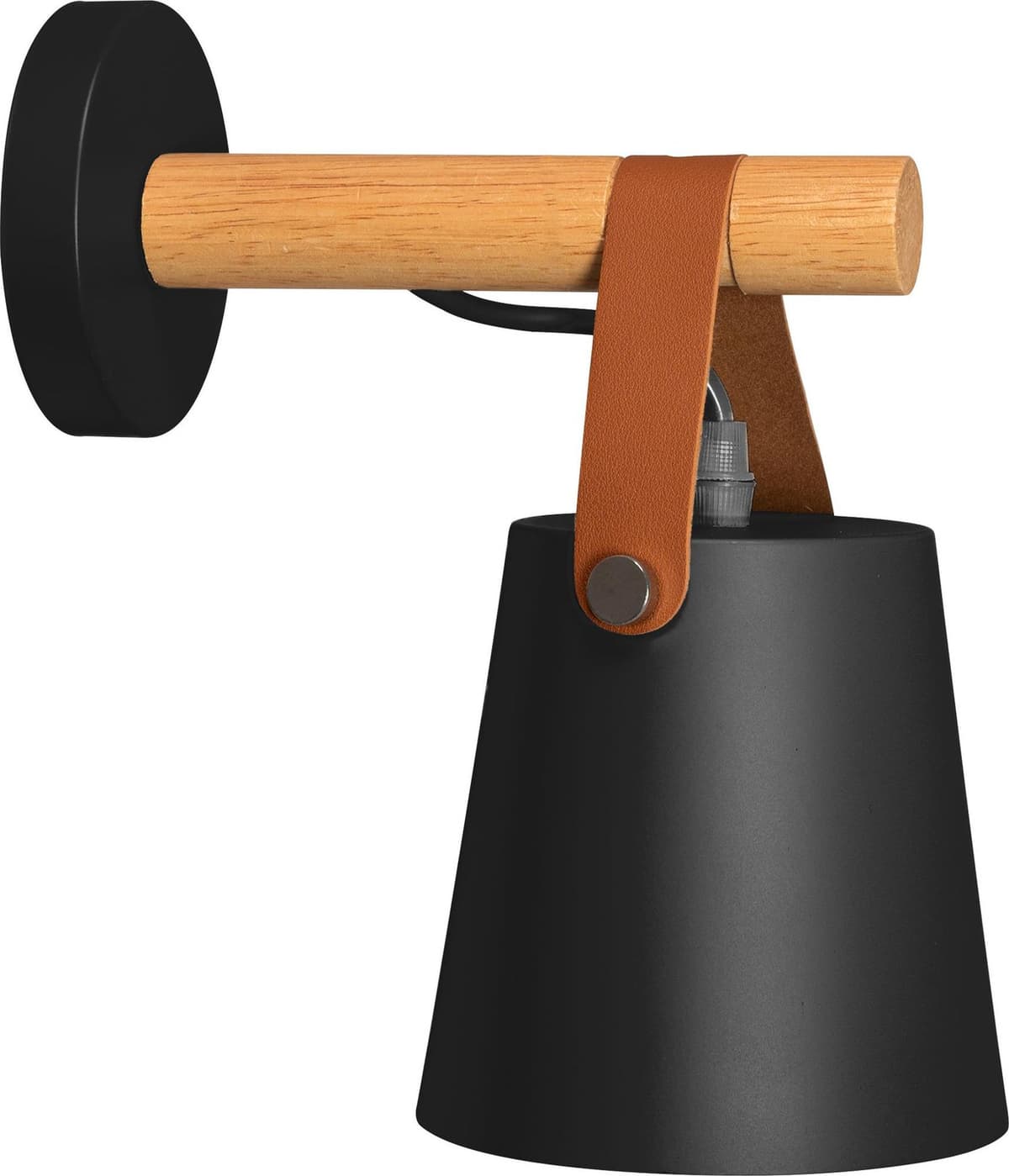 Toolight Wandlamp Met Zwarte Band Zwart APP466-1W