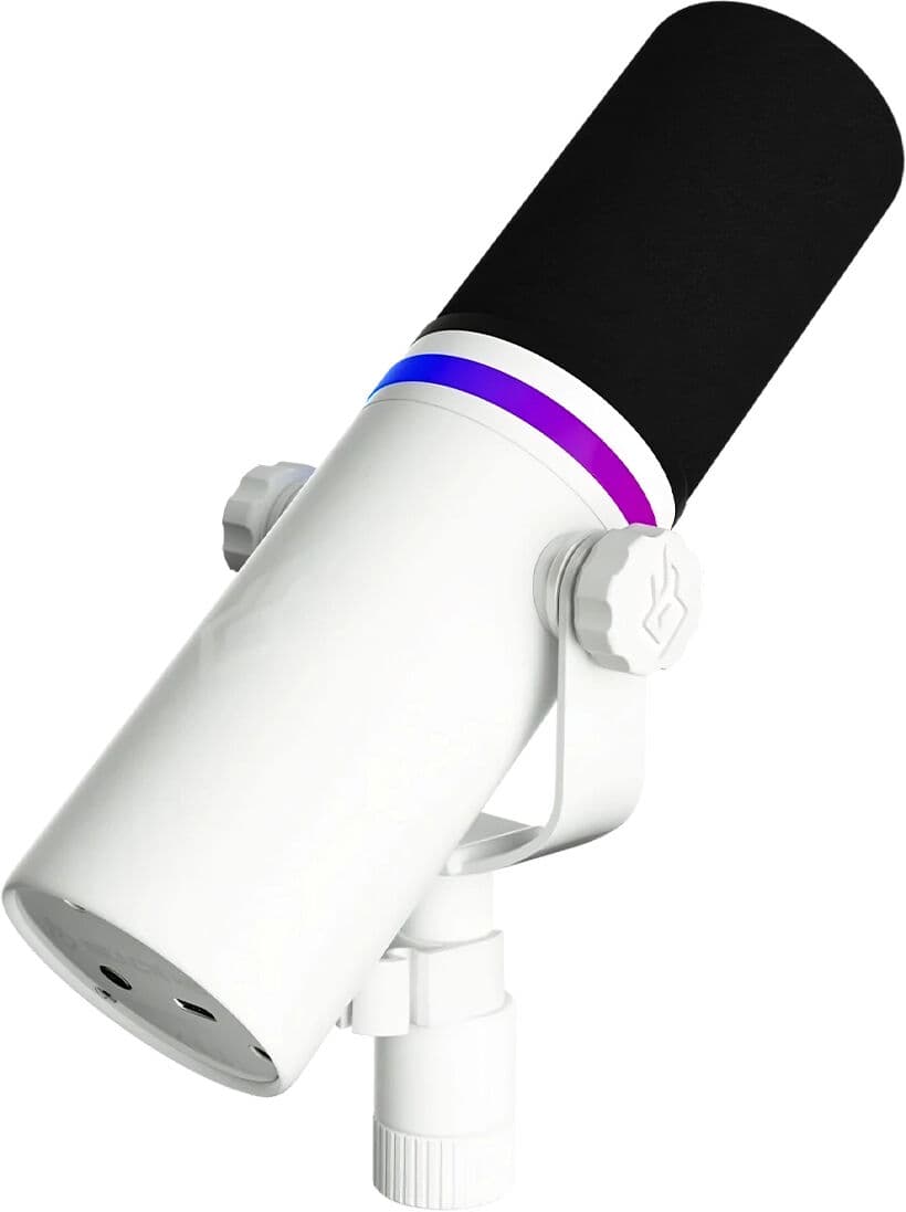 Beacn Usb-C Rgb Dynamisk Podcastmikrofon - Vit