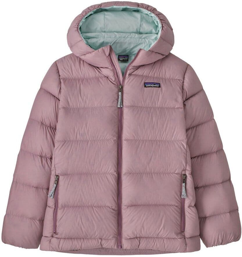 Patagonia Kids Hi-Loft Down Sweater Hoody Stormy Mauve 14 år