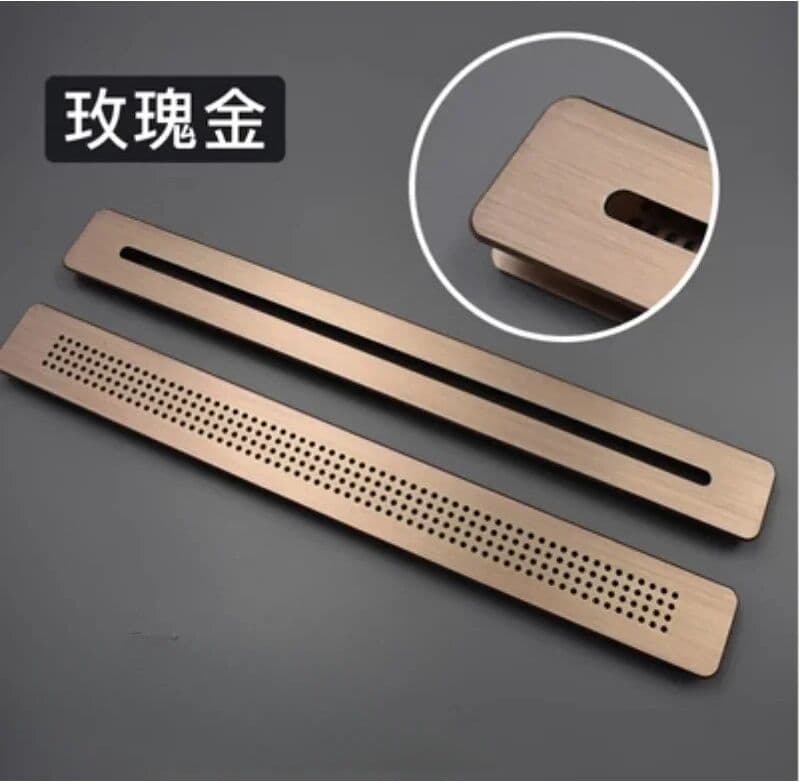 NONE Double sided aluminum vent grille cover vent closet shoes air conditioning home decoration cover perforated plate ventilatio