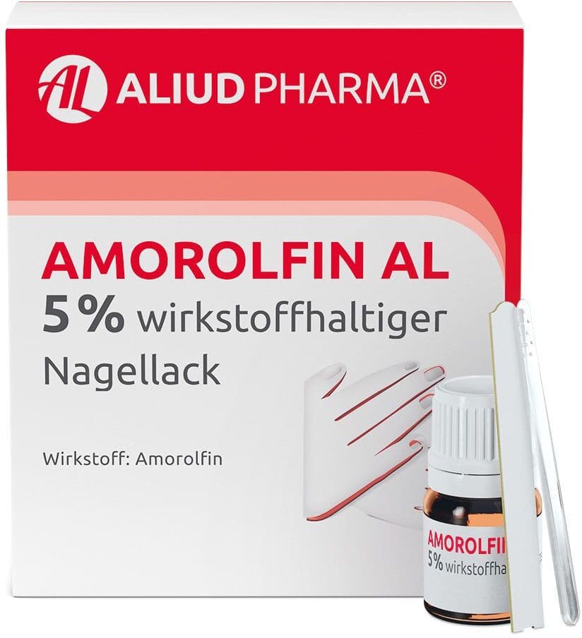 ALIUD Amorolfin AL 5% wirkstoffhaltiger Nagellack 5 ml Wirkstoffhaltiger