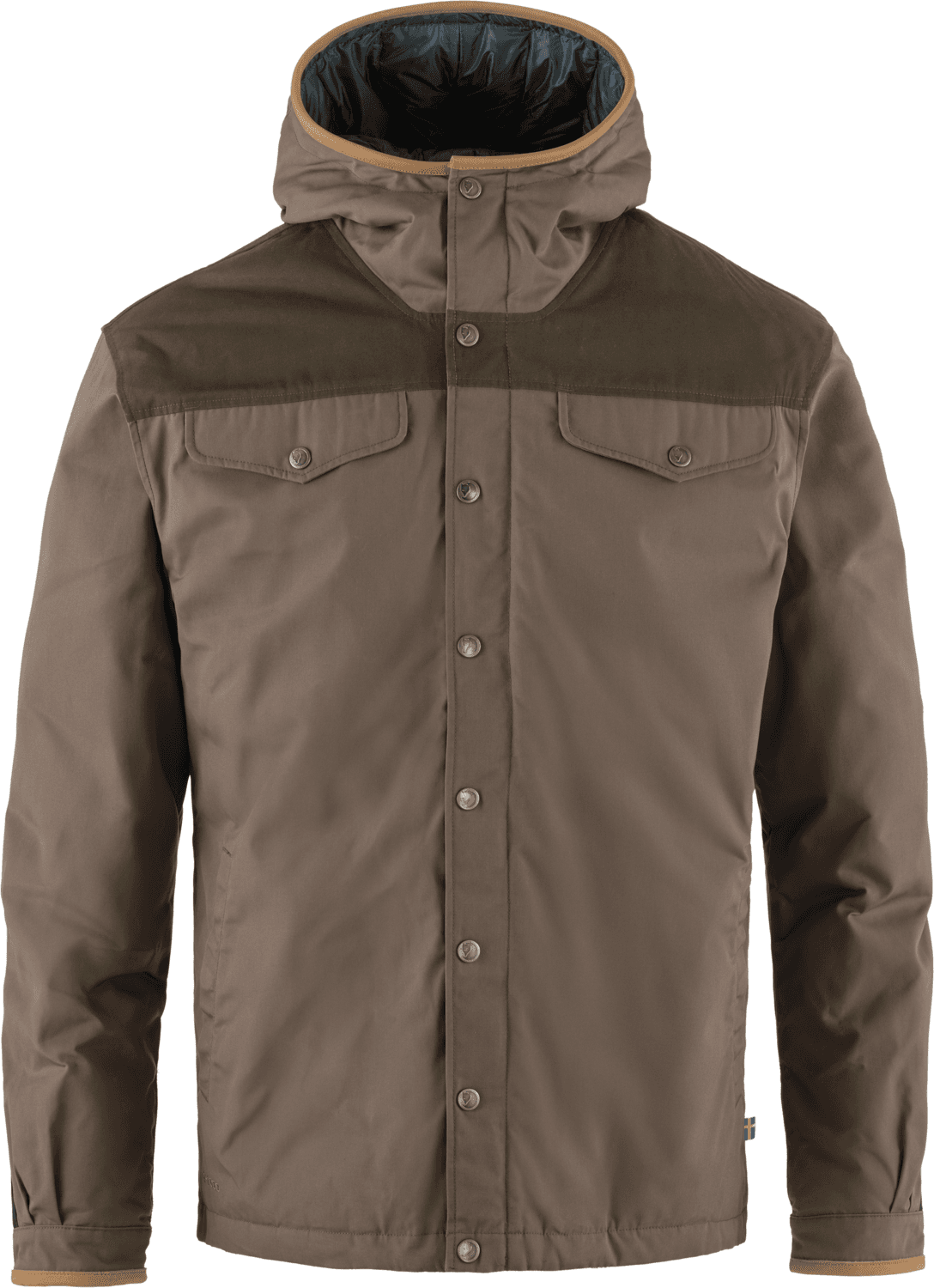 Fjällräven Men's Greenland No. 1 Down Jacket Suede Brown-Dark Olive L