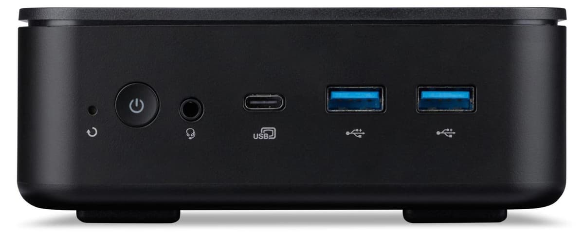 Acer Veriton NUC (Schwarz, Intel N-Reihe 100, 8 GB RAM, 1 TB SSD) mit Windows 11 Pro & Office 2024 Pro