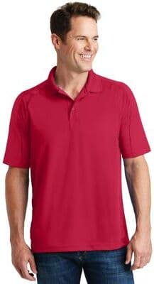 Sport-Tek T474 Dri-Mesh Pro Polo Shirt in Engine Red size XL   Polyester