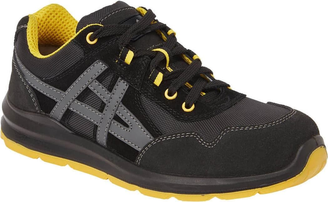 Portwest Veiligheidsschoenen Basket Trainer Mersey Steelite S1 - Zwart - Maat 48