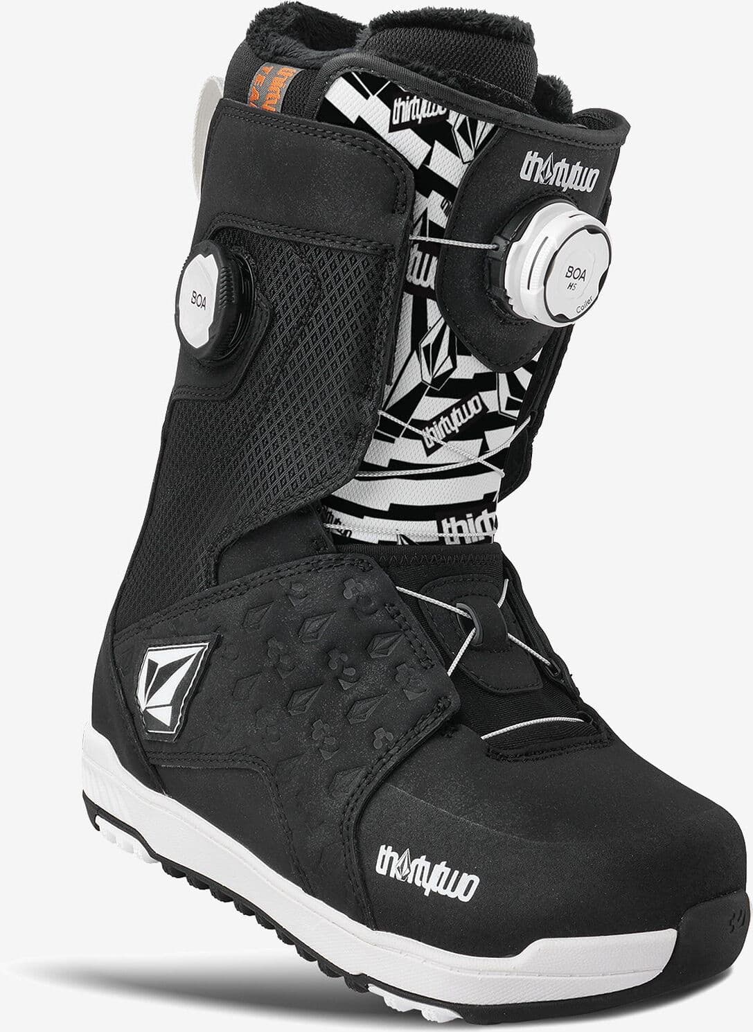 Thirtytwo W Lashed Db Volcom BLACK WHITE 235