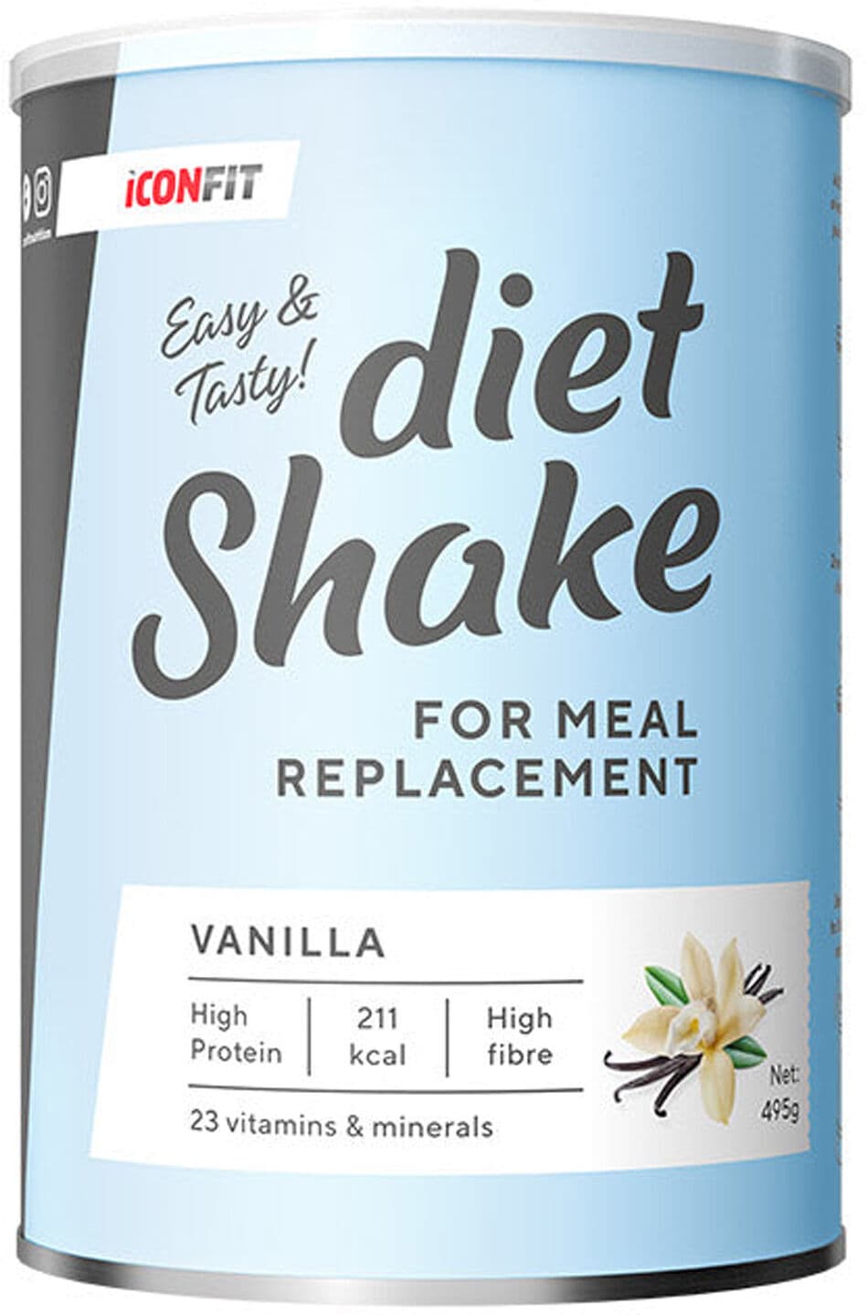 ICONFIT Diet Shake Vanilla 495g