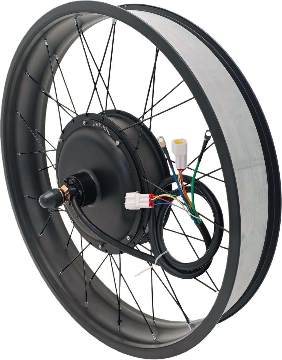 RisunMotor 48V/52V/60V/72V 5000W BRUSHLESS GEARLESS Fat Tire Rear Hub Motor Wheel, 20/24/26*4.0 Inch, 175mm/190mm Dropout, REAR WHEEL ONLY