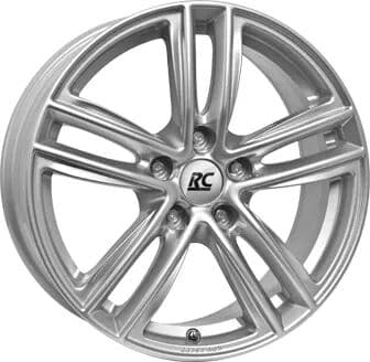 RC Design Rc27 Crystal Silver 7x17 ET 50 5X108 Alufelge Silber