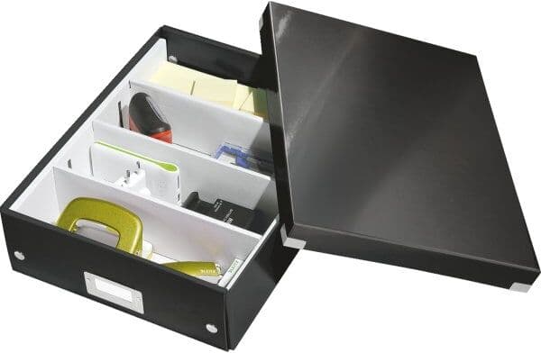 Leitz Click & Store Organiseringsboks   M   Sort