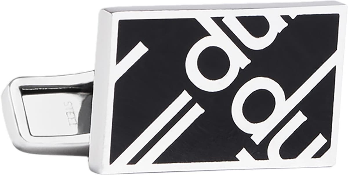 Dunhill Gemelos y Pasador Hombre Plata -- Hombre