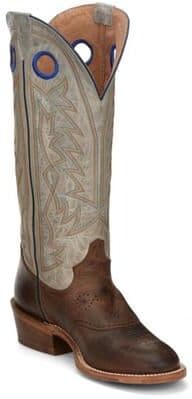 "Tony Lama Henley 15"" Wide Round Toe - Mens 11.5 Brown Boot D"