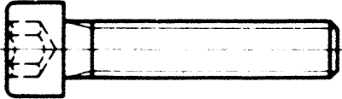 Arvid Nilsson Maskinskrue Iso 14579 Rustfritt Stål A4 M6 × 55 Tx 30