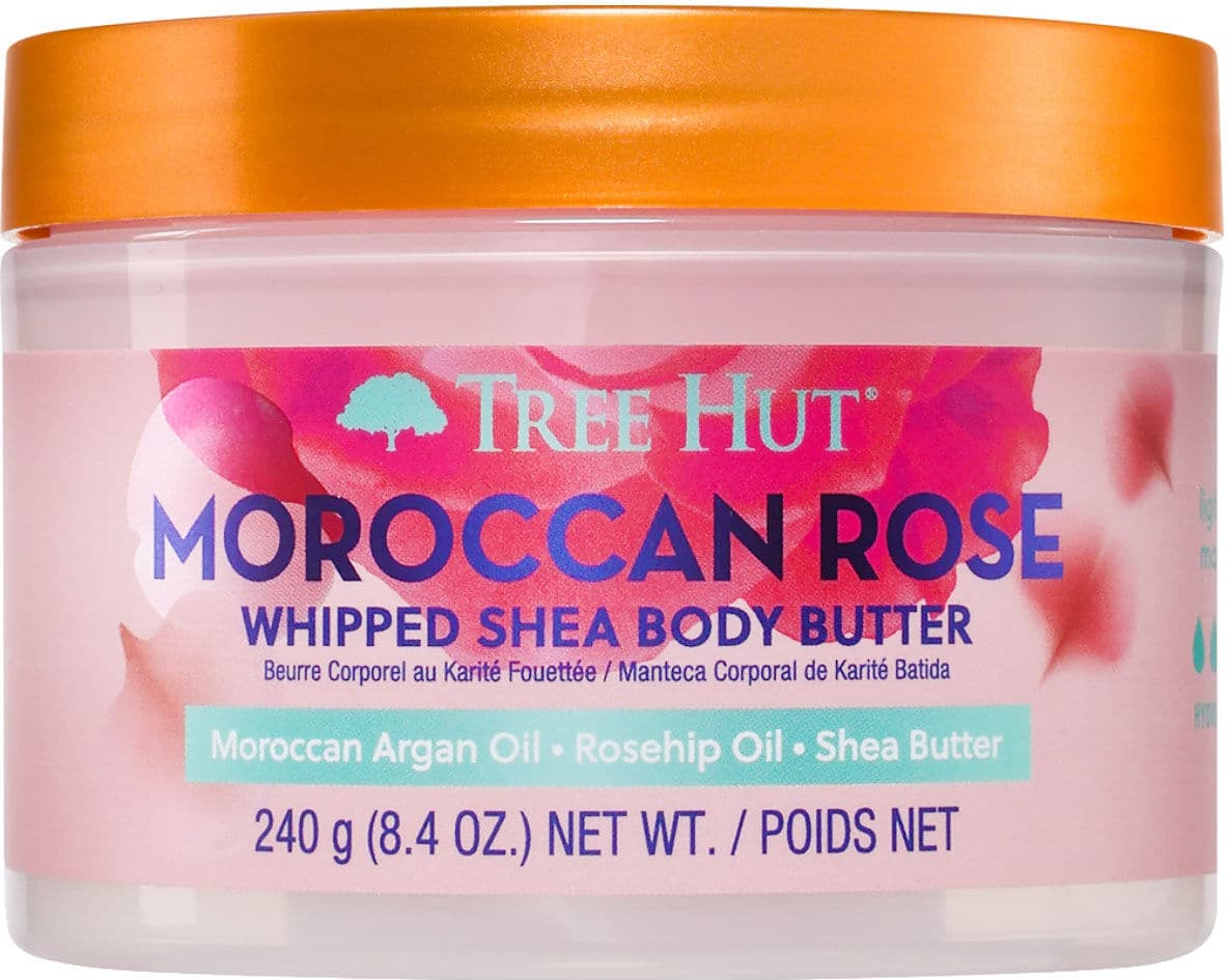 TREE HUT Moroccan Rose Whipped Shea Body Butter 240g