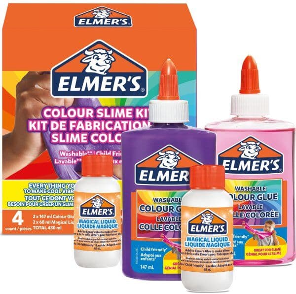Elmer'S Opaque Colour Slimsæt   4 Dele
