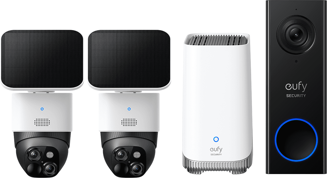 SoloCam S340*2+HomeBase S380+Sonnette vidéo C30 eufy Security