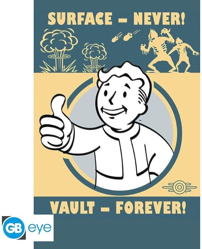 Fallout Vault Forever Juliste 91.5 X 61 cm