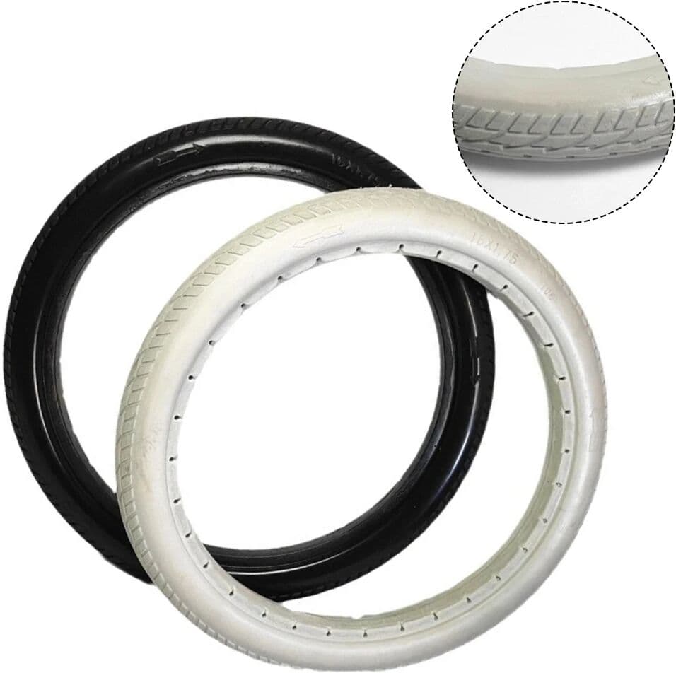 SPORTARC 16-Inch Solid Tire 16x1.75 Solid Tire Suitable For Wheelchairs Explosion-proof  Bicycles Wheelchair Pneumatic Tire Cycling Parts
