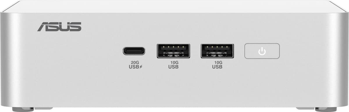 ASUS NUC 15 Pro+ (Silver, Intel Core Ultra 5 225H, 64 GB RAM, 8 TB SSD) mit Windows 11 Pro & Office 2024 Pro