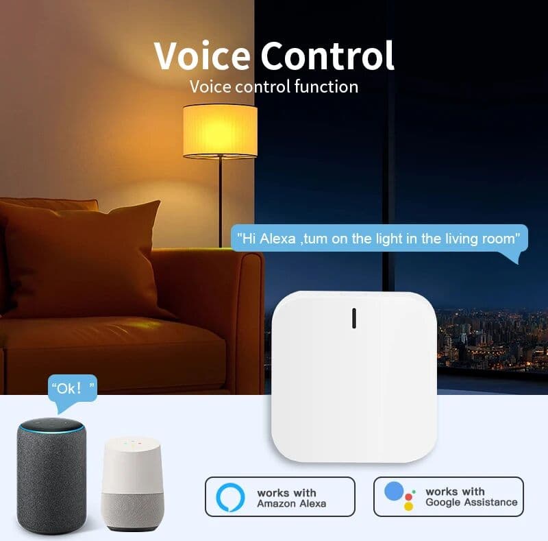 HIMOJO Wireless Plug-in Tuya 2.4G WI-FI Multi-mode Gateway Hub Zigbee Bluetooth Sub-devices Smart Automation Linkage Connecting Bridge