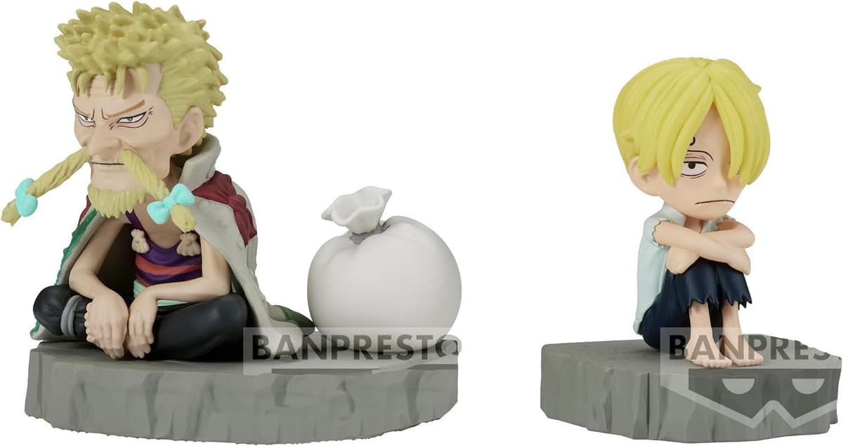 Banpresto WCF - Log Stories: One Piece - Sanji & Zeff Figures (6cm) (88900)