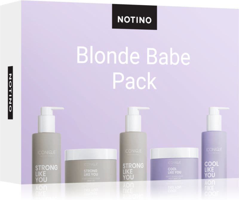 Beauty Discovery Box Notino Blonde Babe Pack (ICONIQUE Professional) set voor Vrouwen