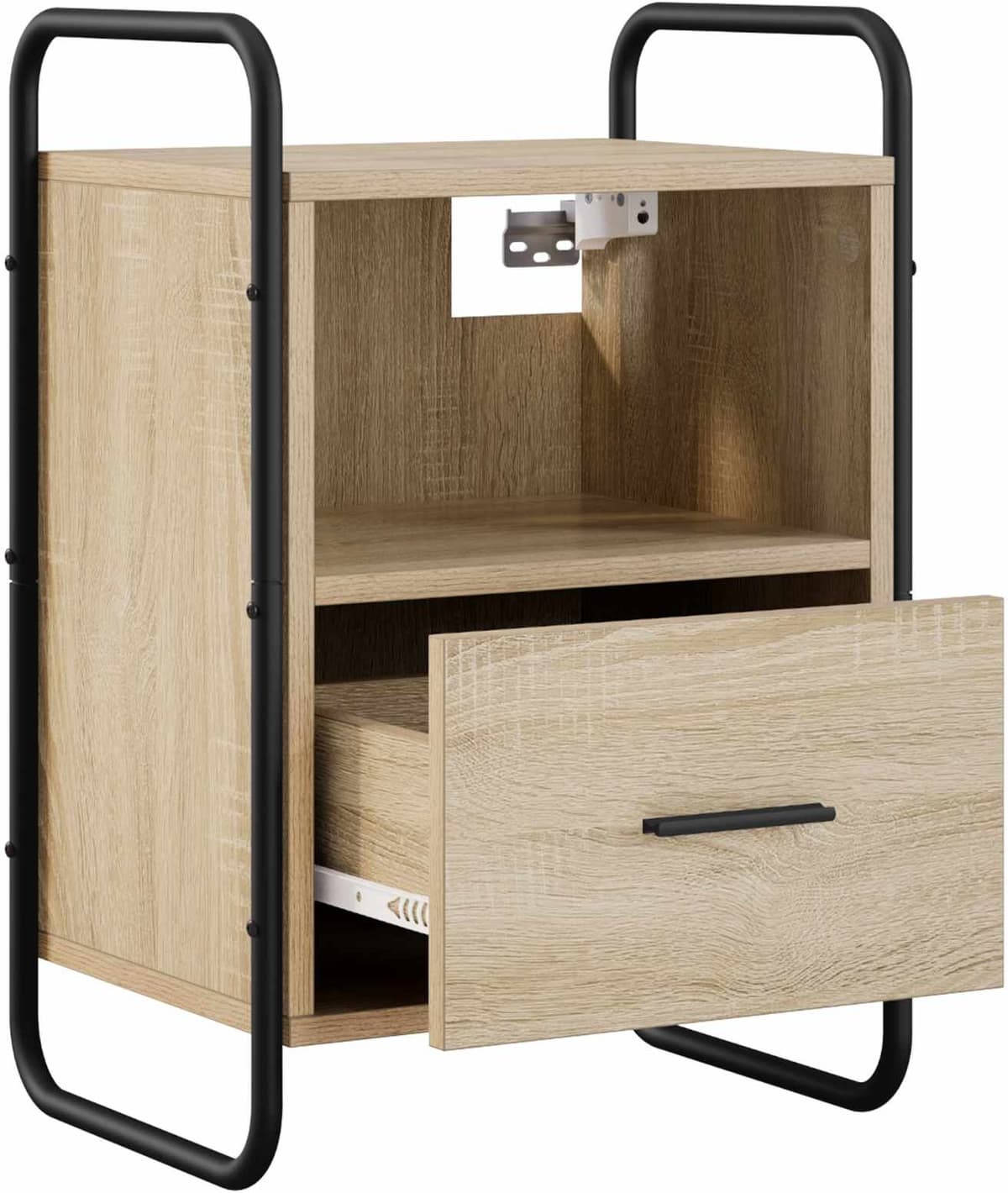 vidaXL Cabinet de chevet suspendu Chêne Sonoma 40 x 30 x 60 cm