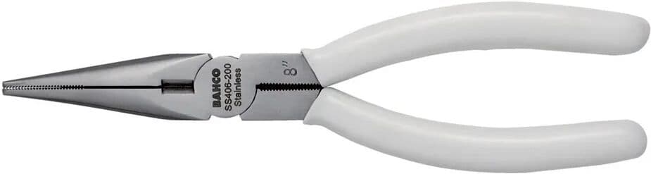 Bahco Alicates De Punta Semirredonda Con Mangos Recubiertos De Pvc Acero Inoxidable 175 Mm Multicolor One Size