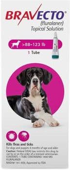 Bravecto Topical For X-Large Dogs (Above 88 Lbs) Pink 1 Dose