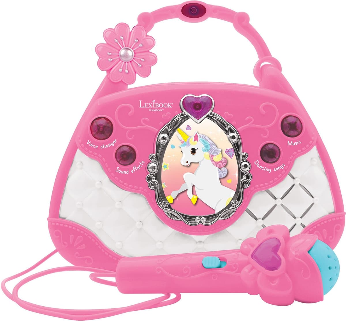 Lexibook - Unicorn - Handbag Musical Speaker (K102UNI)