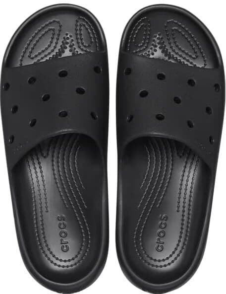 Crocs Classic Slide 2.0 (unisex) - Black, 39/40