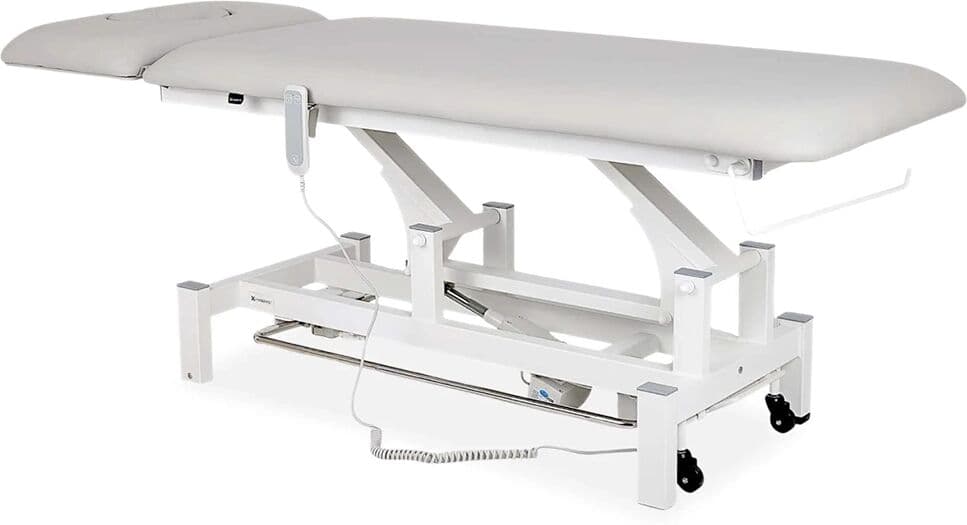 Habys Lettino Elettrico per Fisioterapia Fortis 2 ERGO – 1 Motore, Colore Grigio Chiaro o Scuro Grigio Scuro Telecomando
