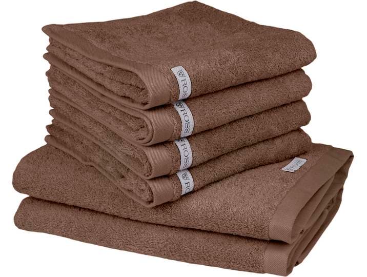 Handtuch Set ROSS Sinfonie , grau (taupe), Frottier, Frottier, Obermaterial: 100% Baumwolle, Handtuch-Sets, Handtuch Set, beinhaltet: Handtücher und Badetücher