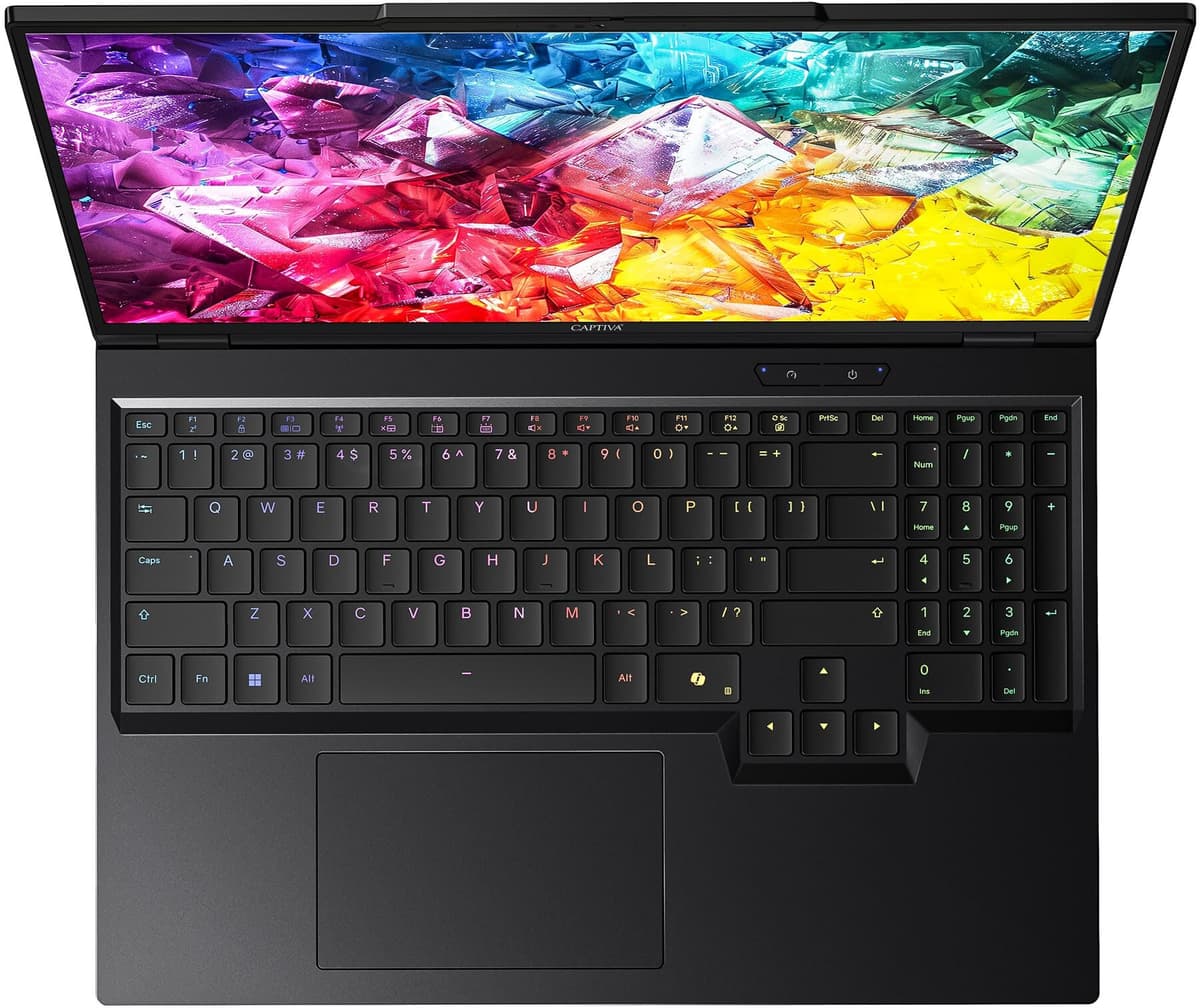 CAPTIVA Gaming-Notebook "Highend Gaming R10-1222GE", schwarz, 16 GB RAM 2.000 GB SSD, ohne Betriebssystem, Notebooks, Gaming-Notebook
