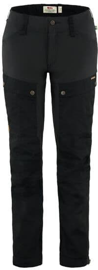 Fjällräven Keb Trousers Curved Womens, Black XXL