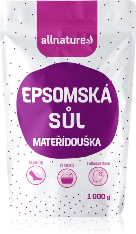 Allnature Epsom salt Motherwort sól do kąpieli 1000 g