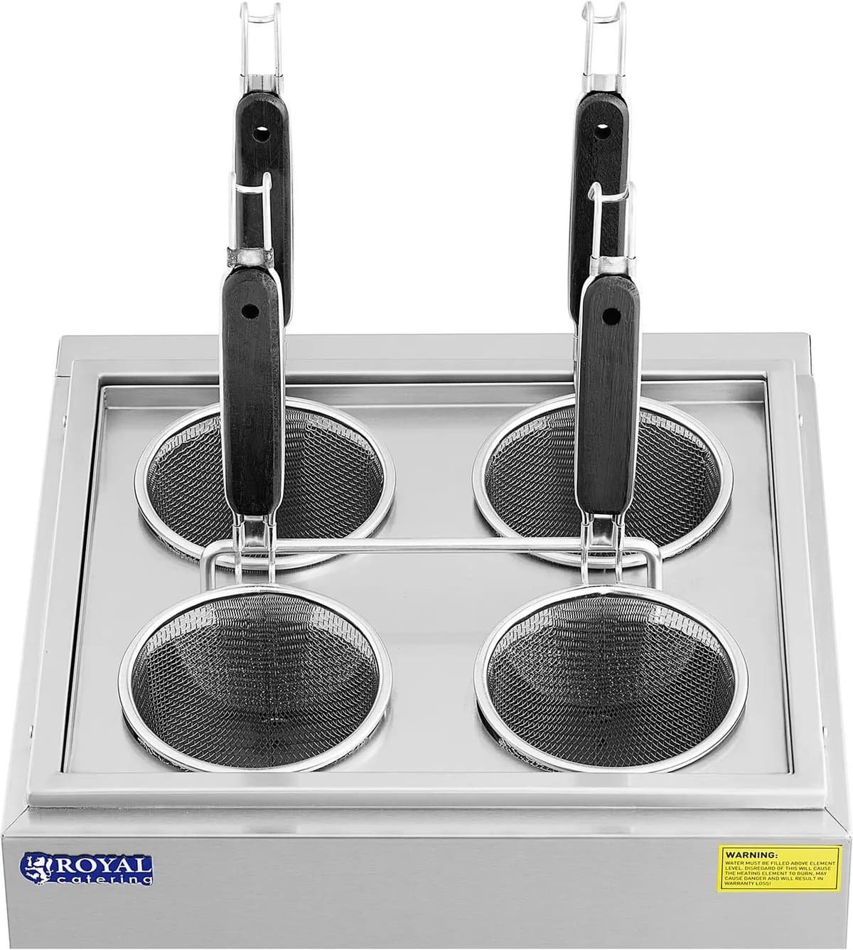 Royal Catering Vařič těstovin s 4 košíky – teplota: 30–110 °C RC-0042