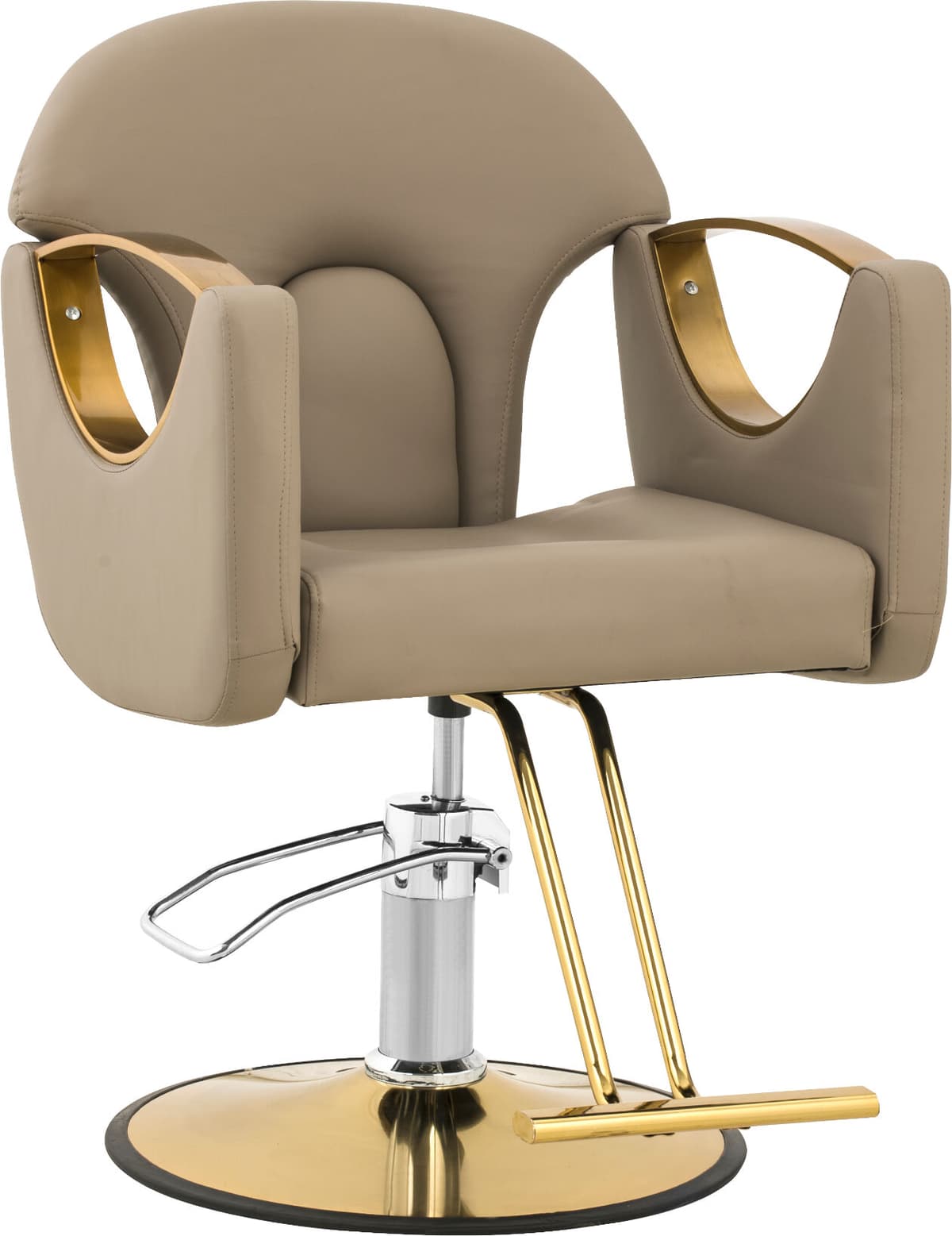 physa Salon Chair with Footrest - 53 - 64 cm - 180 kg - beige PHYSA BARTON BEIGE
