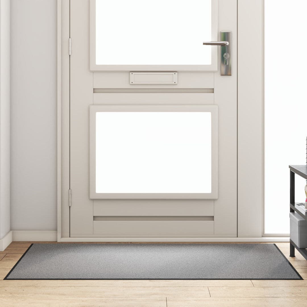 17 Stories Non-Slip Doormat Grey 90 x 150 cm