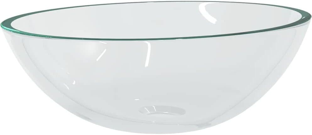vidaXL Lavabo Verre 50x37x14 cm Transparent