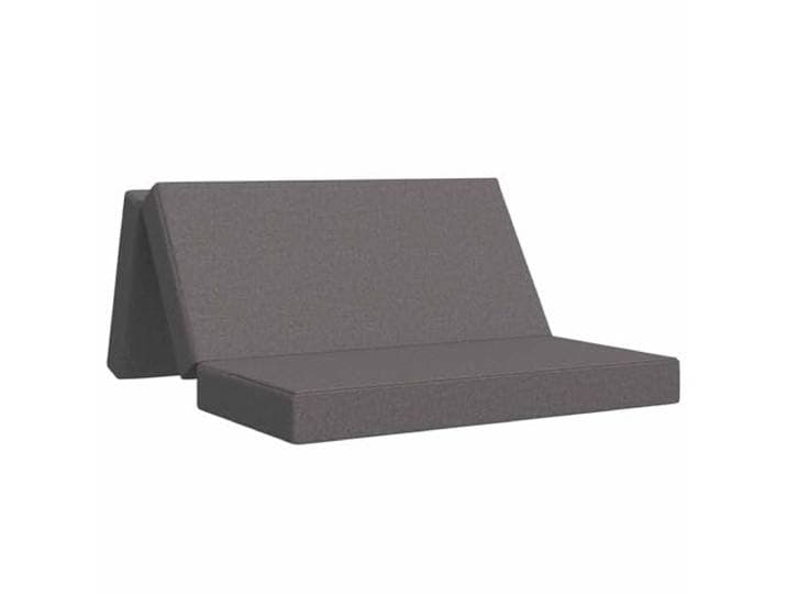 FDSAQOPT Klappsofa Bett 120 x 67 x 45 cm Hellgrau Polyesterbezug, Schaumstoffpolsterung, Reißverschluss, abnehmbar, waschbar, faltbar, manueller Mechanismus, kleine Räume,