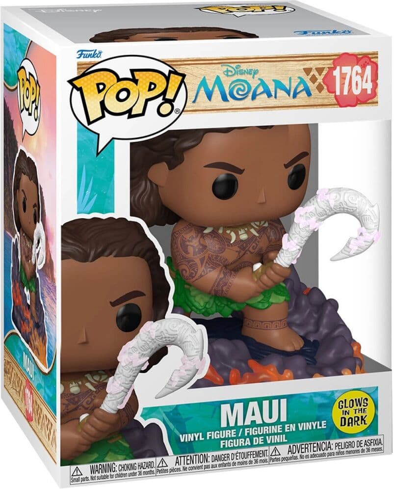 Funko Pop! Premium: Moana - Maui (Glows in The Dark) #1764 Vinyl Figura Ajándéktárgyak
