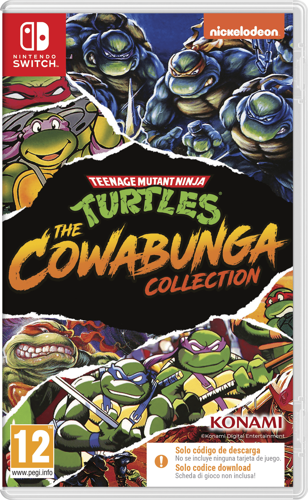Teenage Mutant Ninja Turtles: The Cowabunga Collection (Code in Box) (Nintendo