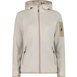 CMP Jacket Fix Hood Damen Fleecejacke vaniglia bianco 44