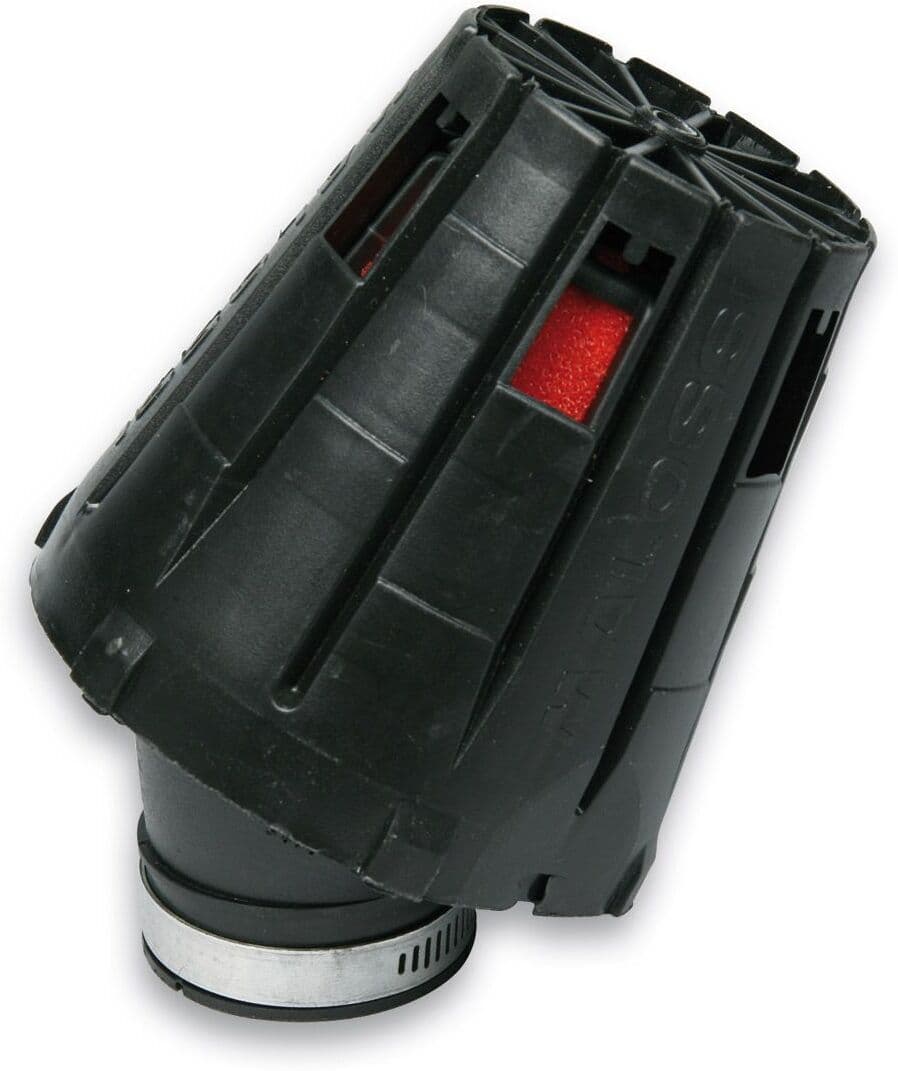 Filtro Aria Red Filter E5 Con 38 Per Carburatori Phbl 20-25 Con Cuffia Nera Malossi Piaggio Nrg Mc2 50 2t Lc -1997